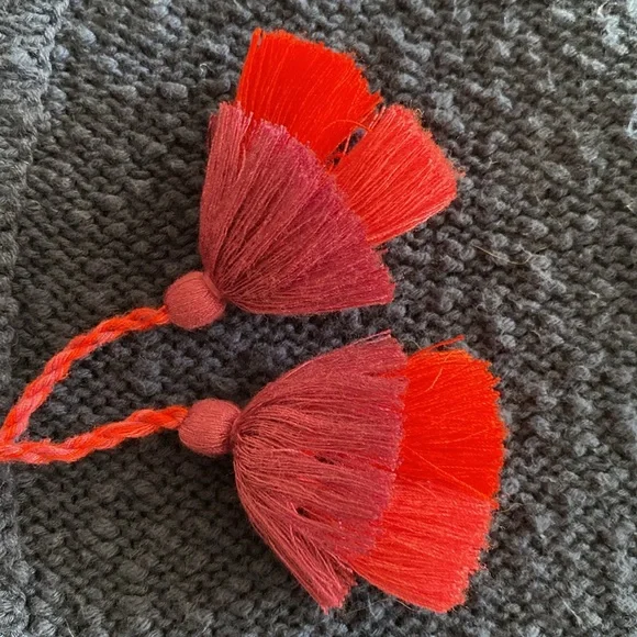 Tommy Bahama Eden Bay Tassel Tunic Beach Sweater embroidered tassel ties Size M - Picture 7 of 16